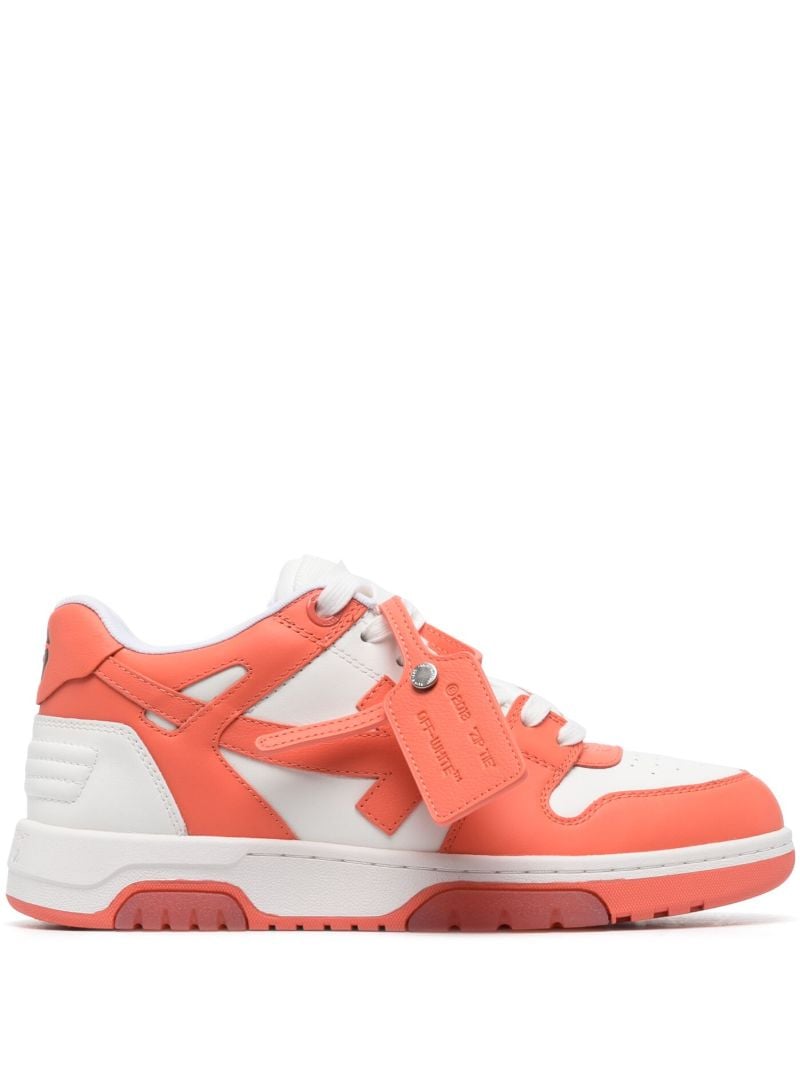 Orange Out of Office Leather Sneakers