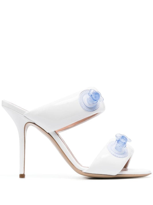 White Inflatable Effect 120 Sandals