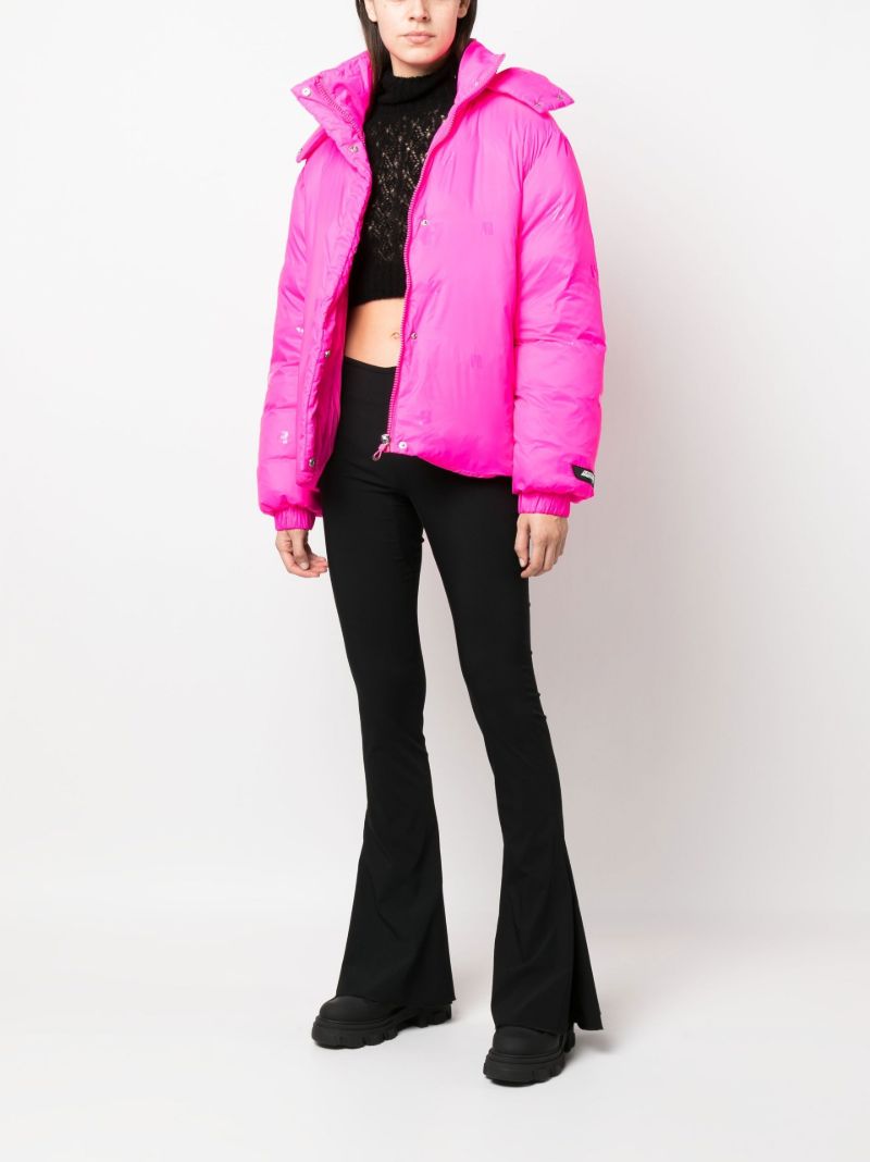 Pink Tina Short Puffer Jacket