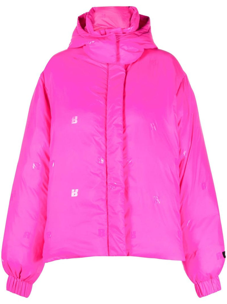 Pink Tina Short Puffer Jacket