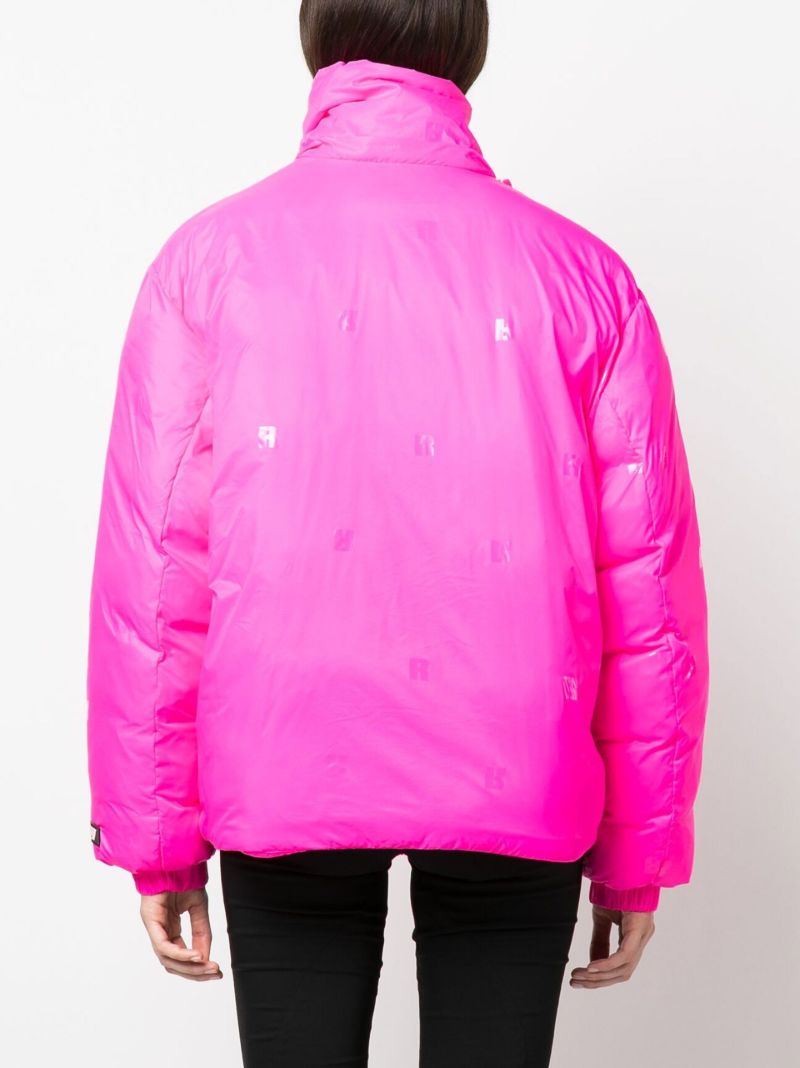 Pink Tina Short Puffer Jacket