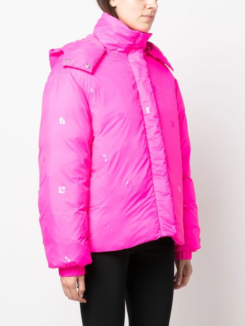 Pink Tina Short Puffer Jacket