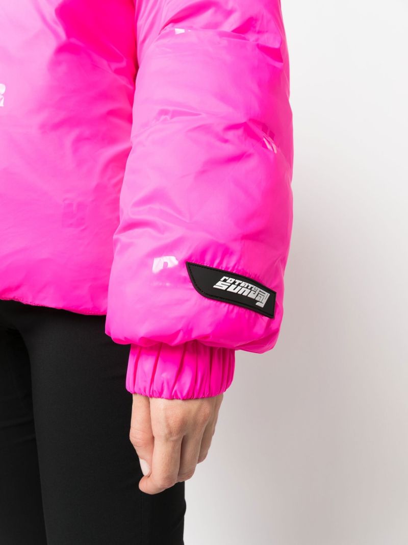Pink Tina Short Puffer Jacket