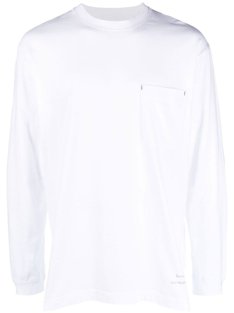 X and Wander White Long Sleeved T-shirt