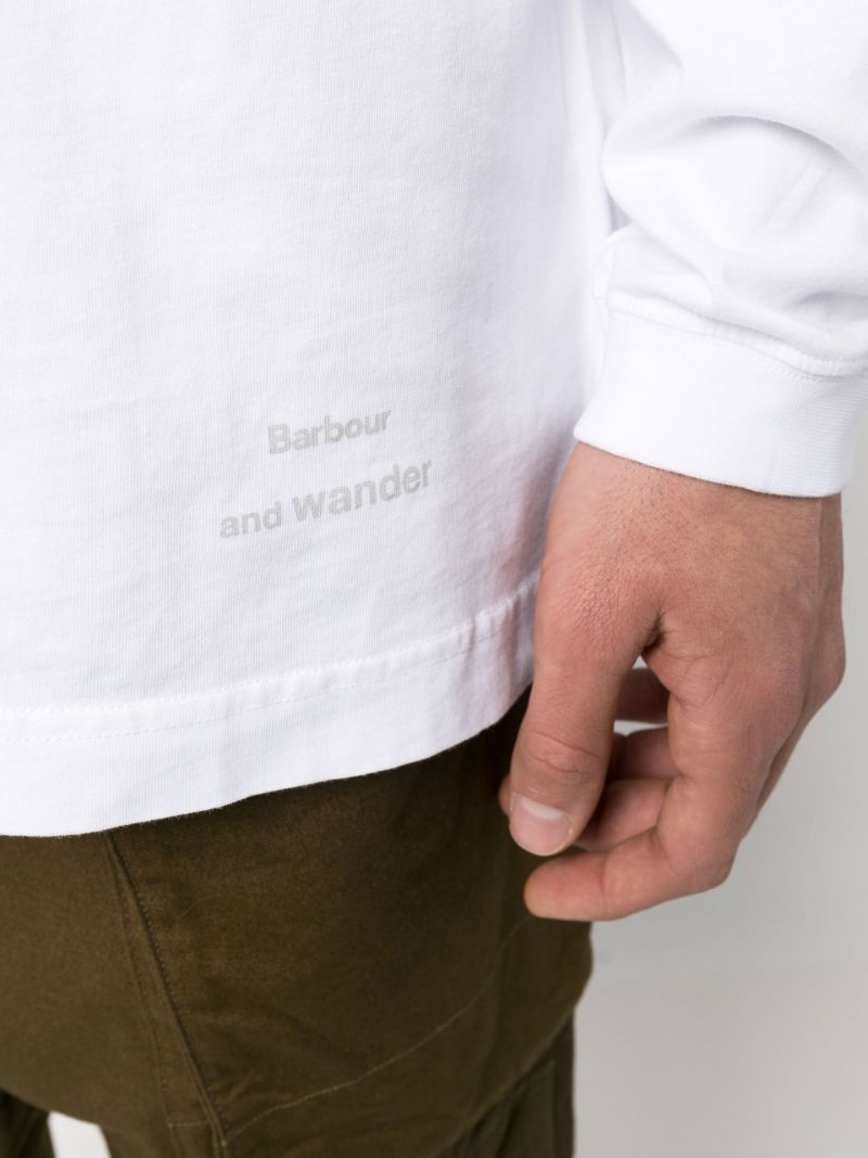 X and Wander White Long Sleeved T-shirt