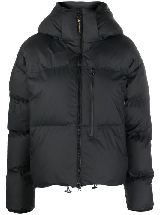 Black Truenature Cropped Puffer Jacket