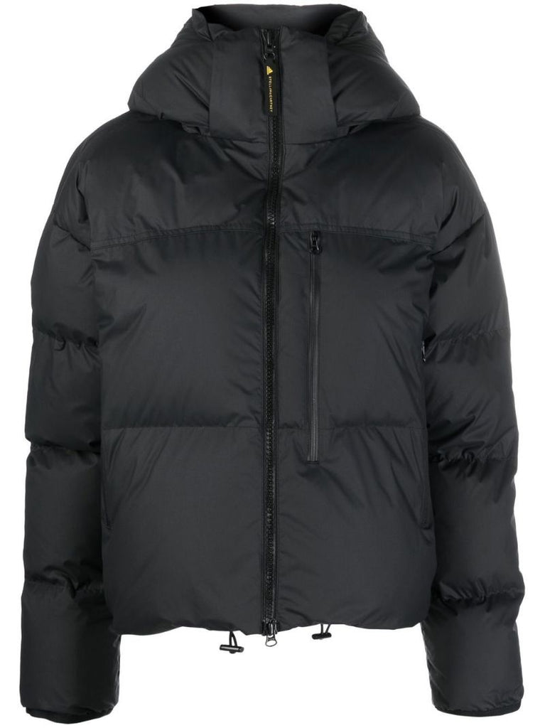 Black Truenature Cropped Puffer Jacket
