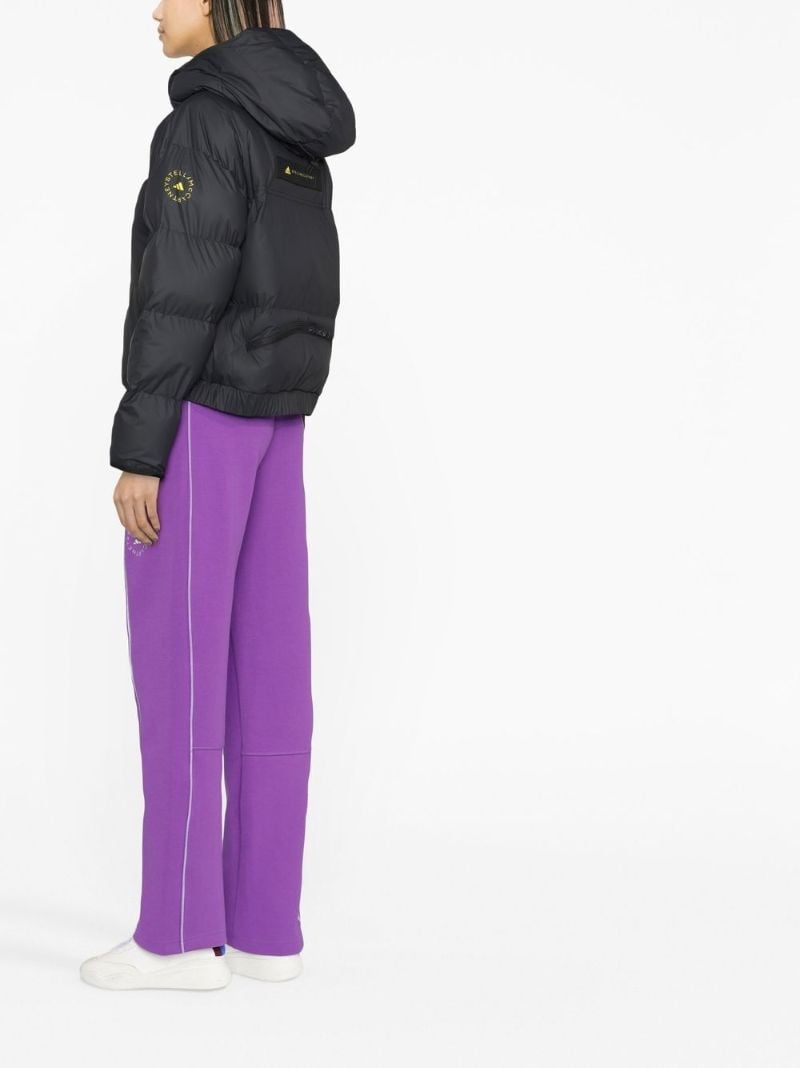 Black Truenature Cropped Puffer Jacket