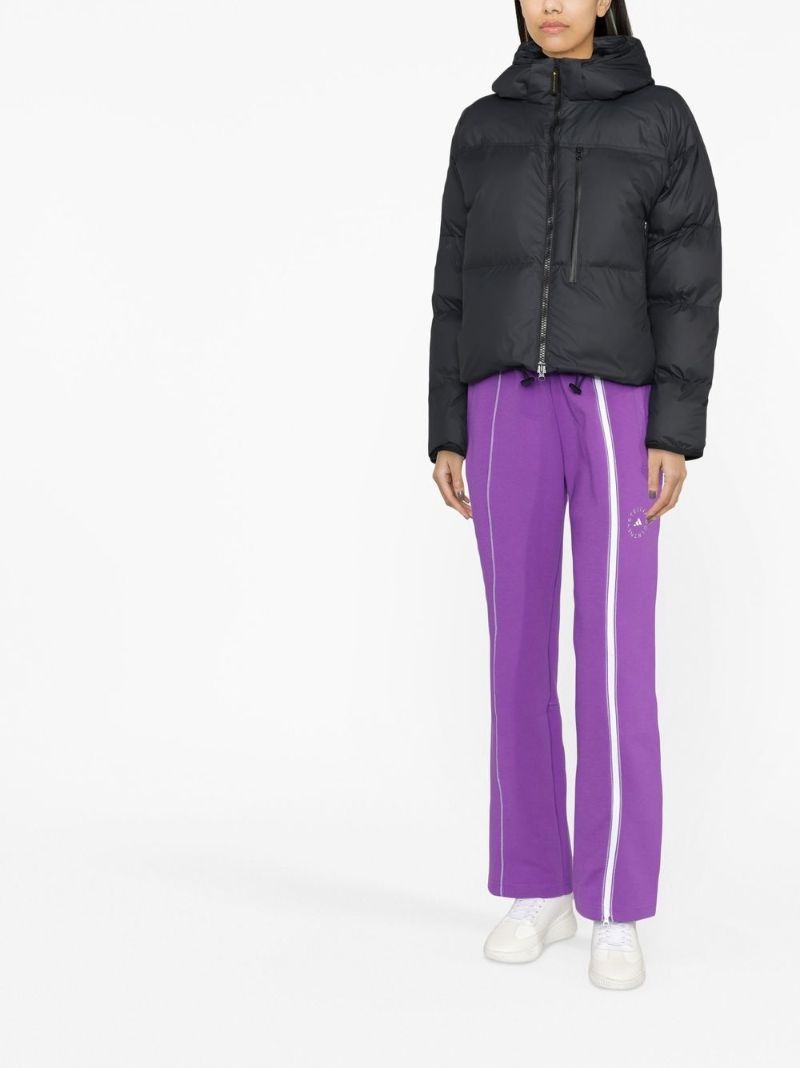 Black Truenature Cropped Puffer Jacket
