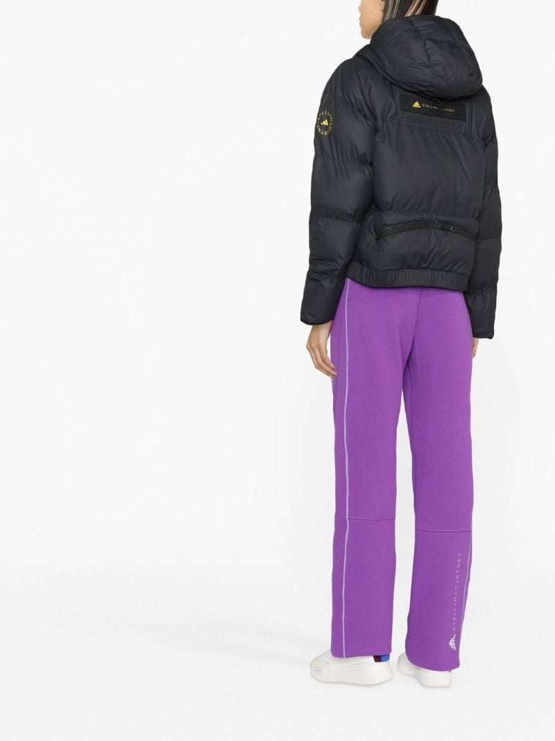 Black Truenature Cropped Puffer Jacket