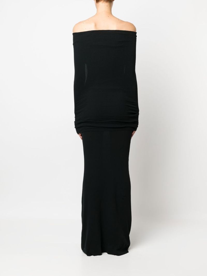 Black Layered Maxi Dress
