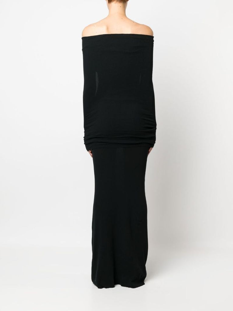 Black Layered Maxi Dress