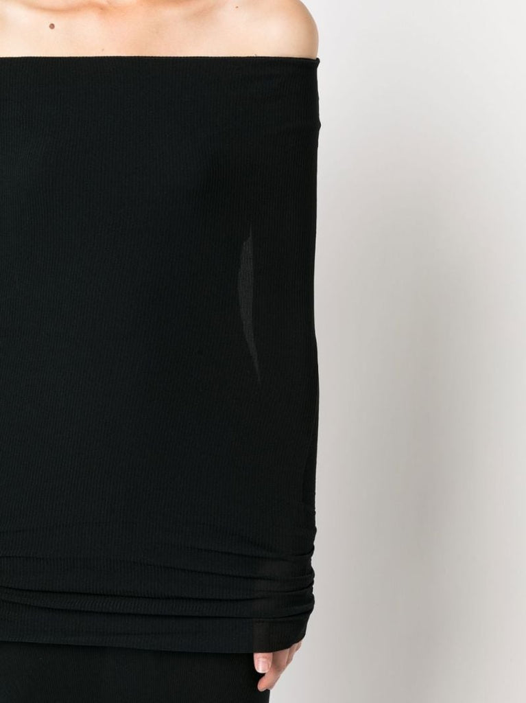 Black Layered Maxi Dress
