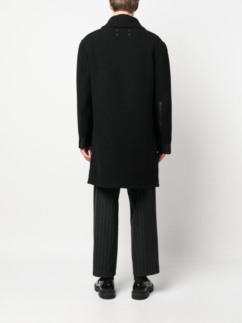 Black Double-breasted Tailored Coat