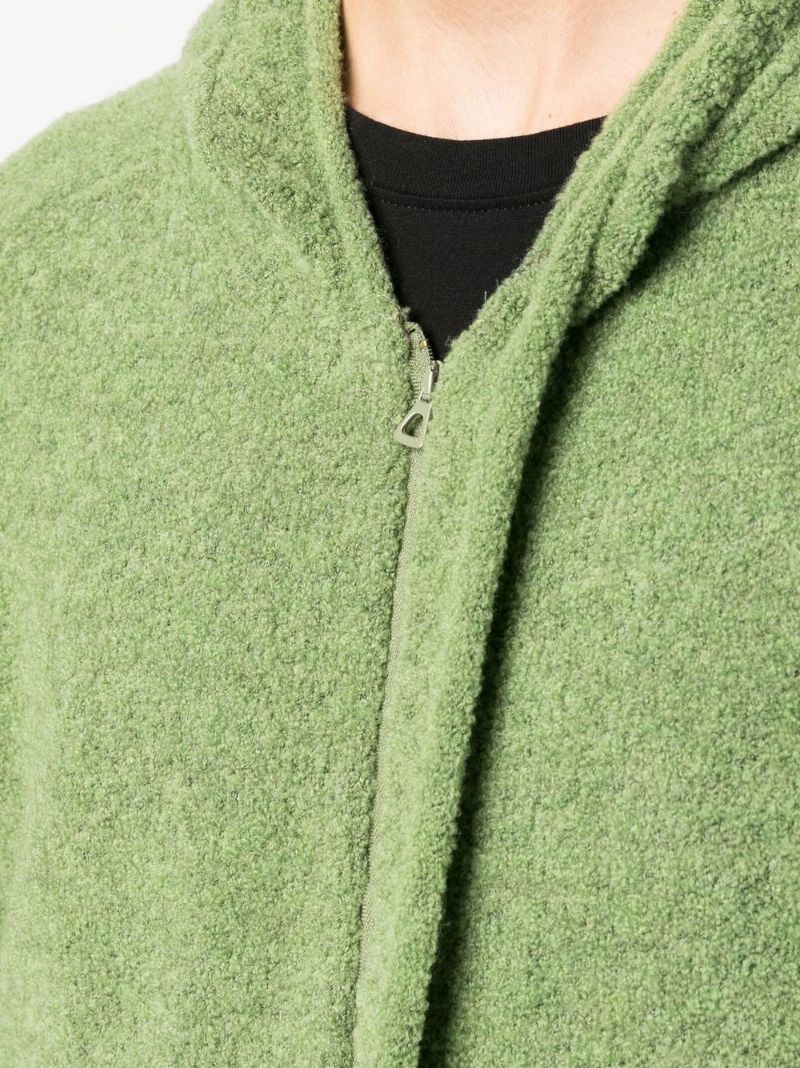 Green Ketra Striped Zip-up Hoodie
