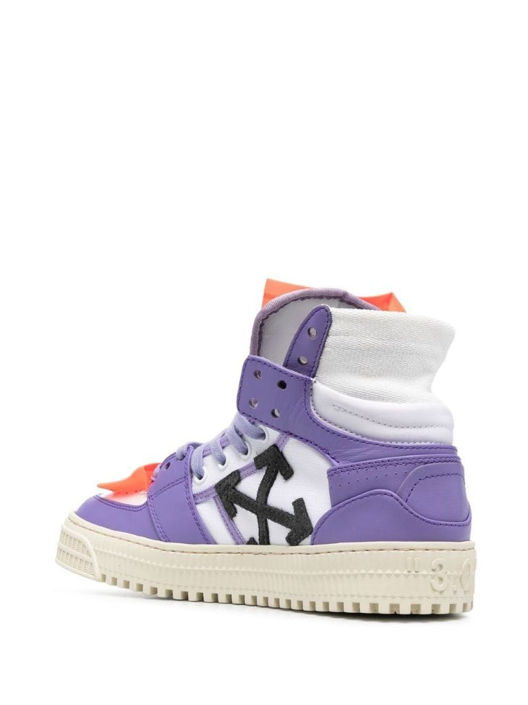 Purple Off-court 3.0 High Top Leather Sneakers