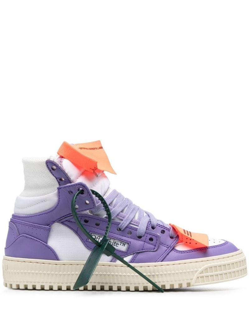 Purple Off-court 3.0 High Top Leather Sneakers