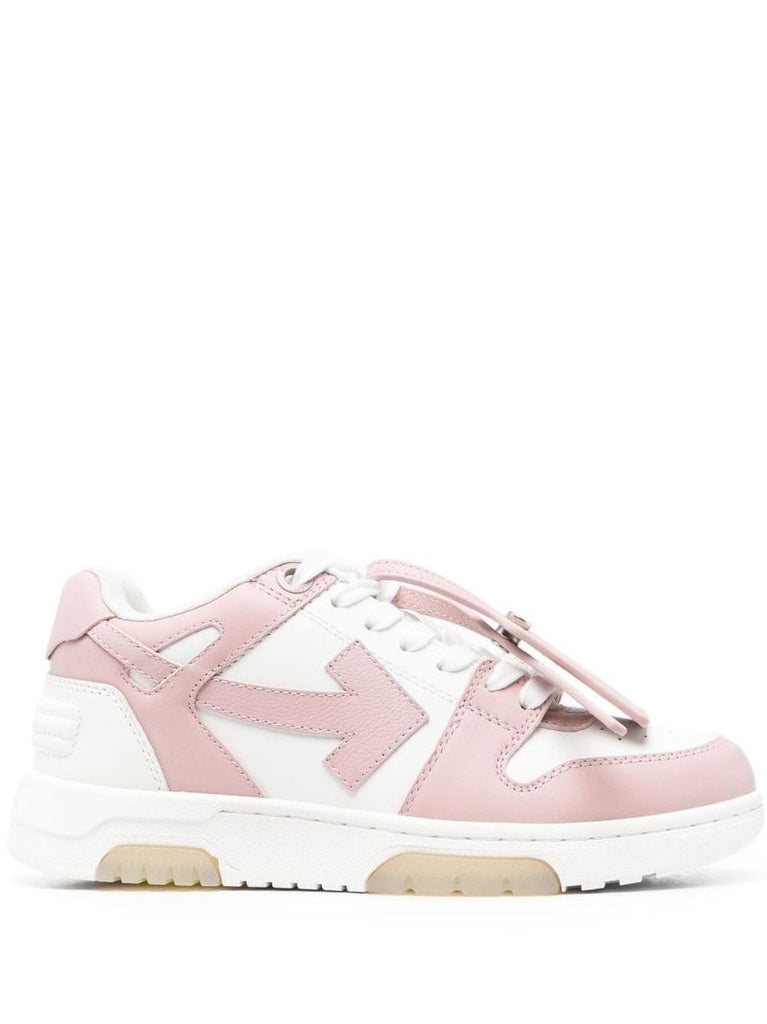 Pink Out of Office Leather Sneakers