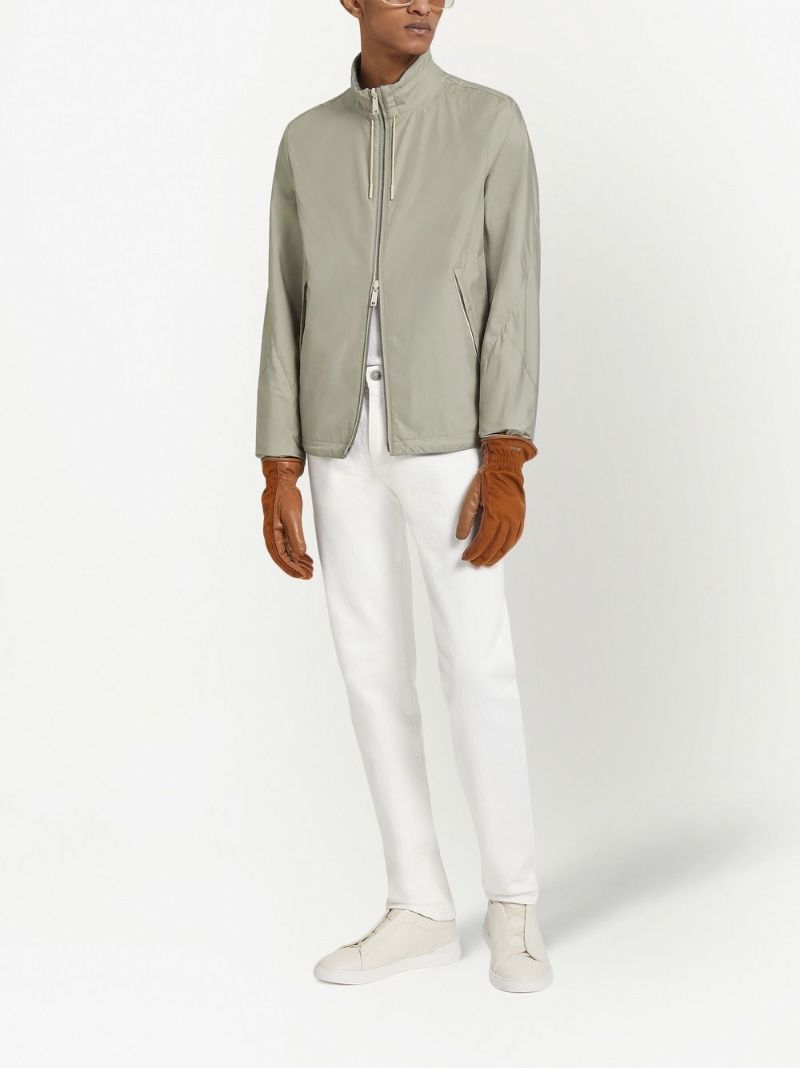 White Straight-leg Jeans