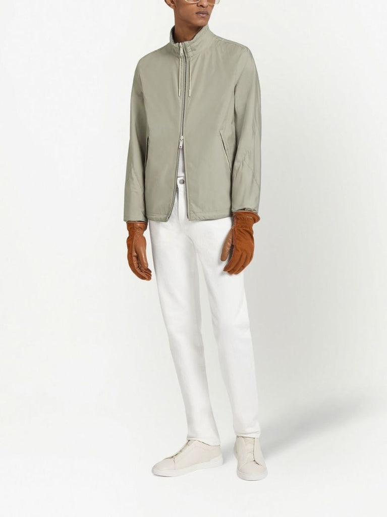 White Straight-leg Jeans