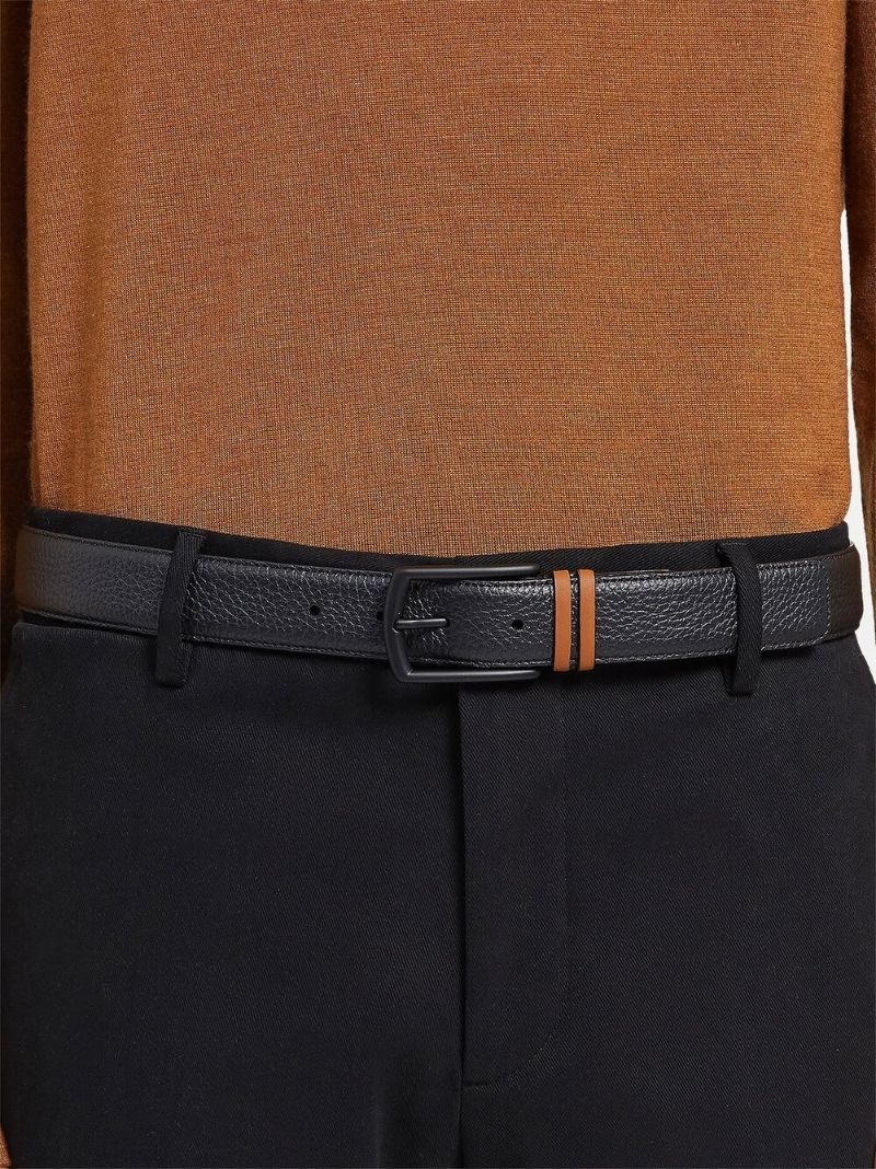Black Leather Belt