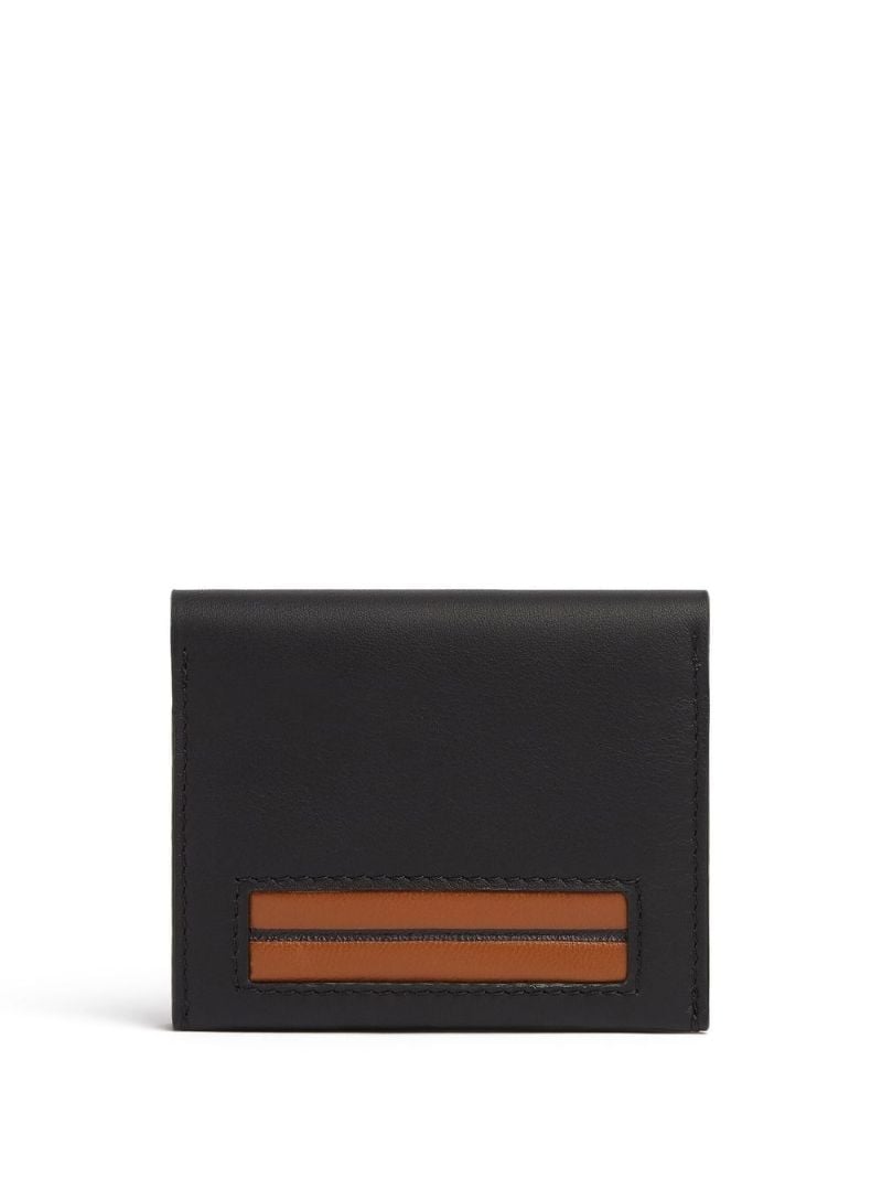 Black Bi-fold Leather Cardholder