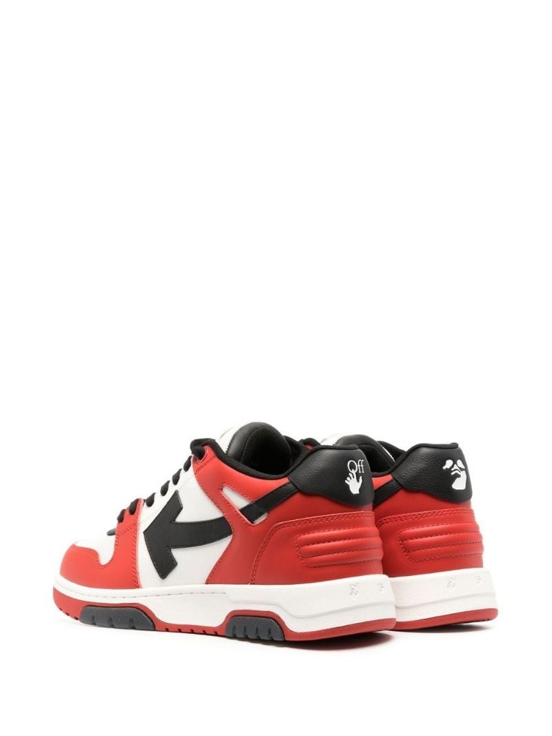 Red Out of Office Leather Sneakers