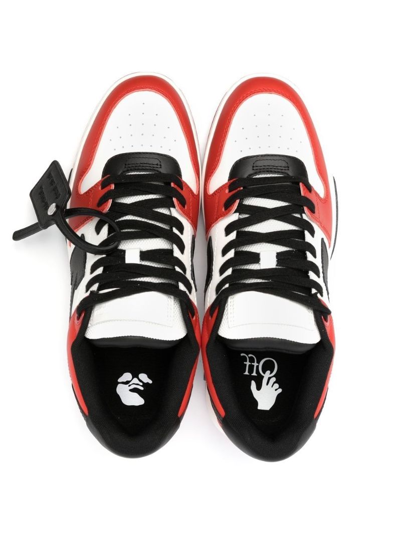 Red Out of Office Leather Sneakers
