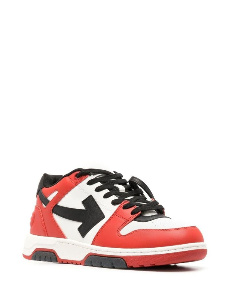 Red Out of Office Leather Sneakers
