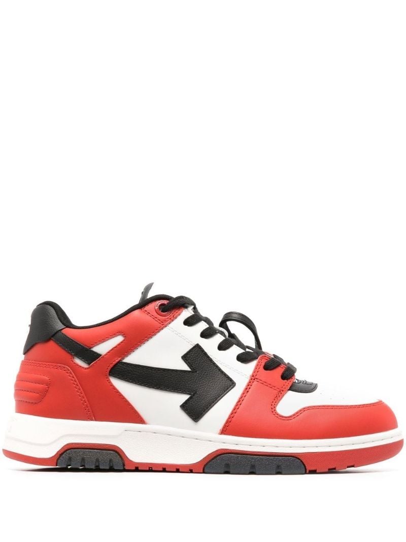Red Out of Office Leather Sneakers