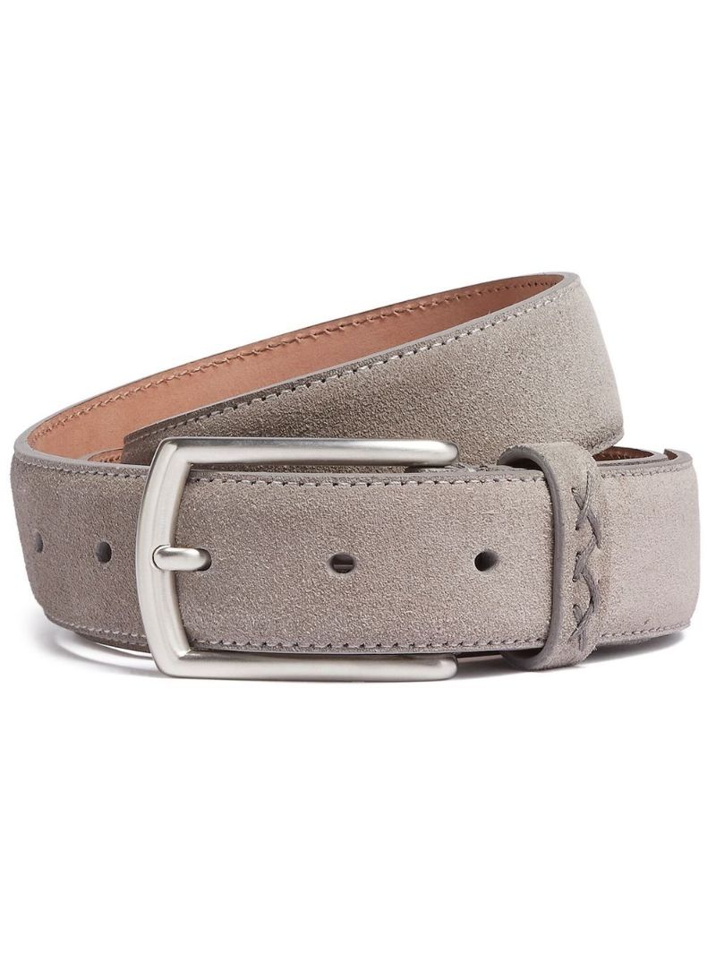 Grey Suede Belt
