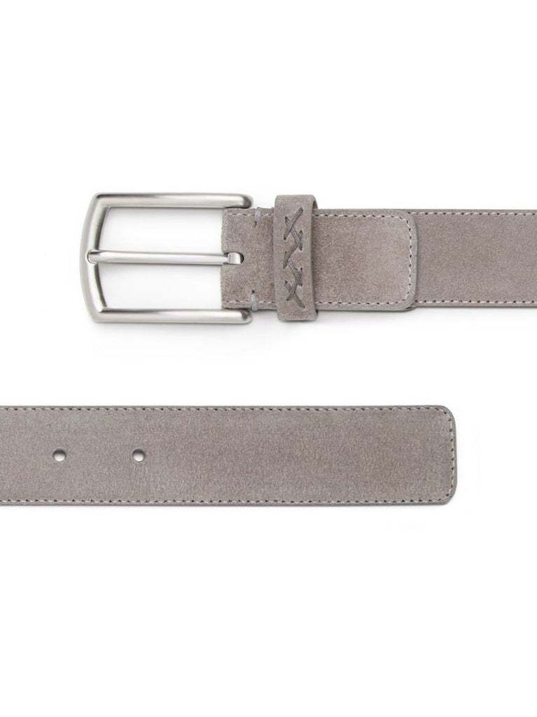 Grey Suede Belt