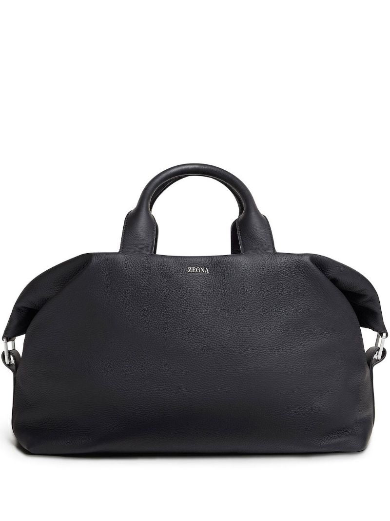Raglan Holdall Leather Duffle Bag