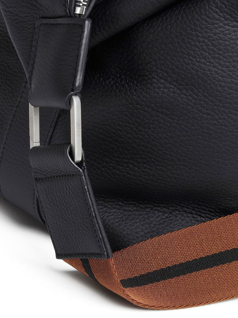 Raglan Holdall Leather Duffle Bag