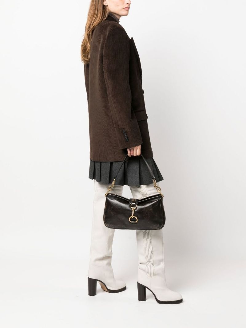 Brown Leather Shoulder Bag