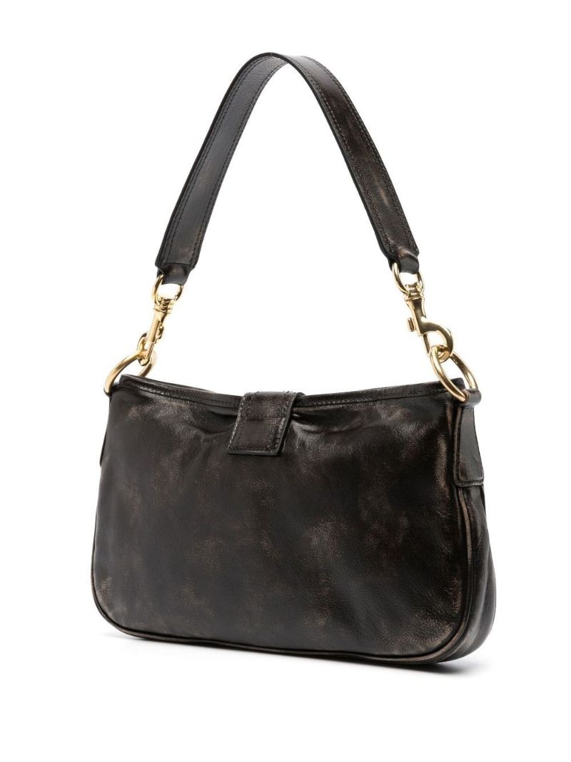 Brown Leather Shoulder Bag