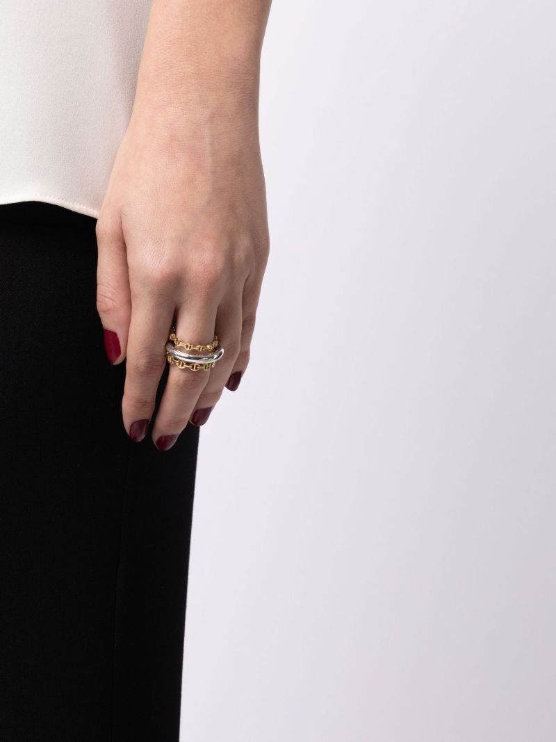 X Hoorsenbuhs 18k Yellow Gold Microdame Ring