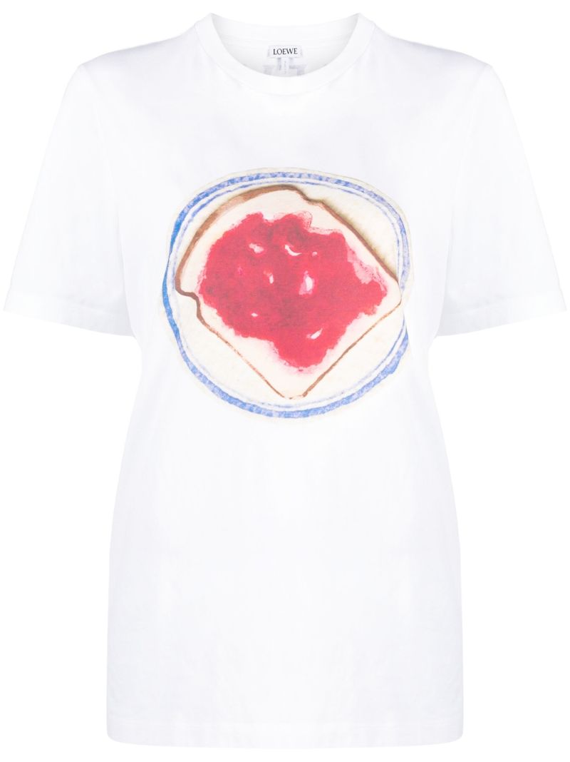 Jam-print Cotton T-shirt