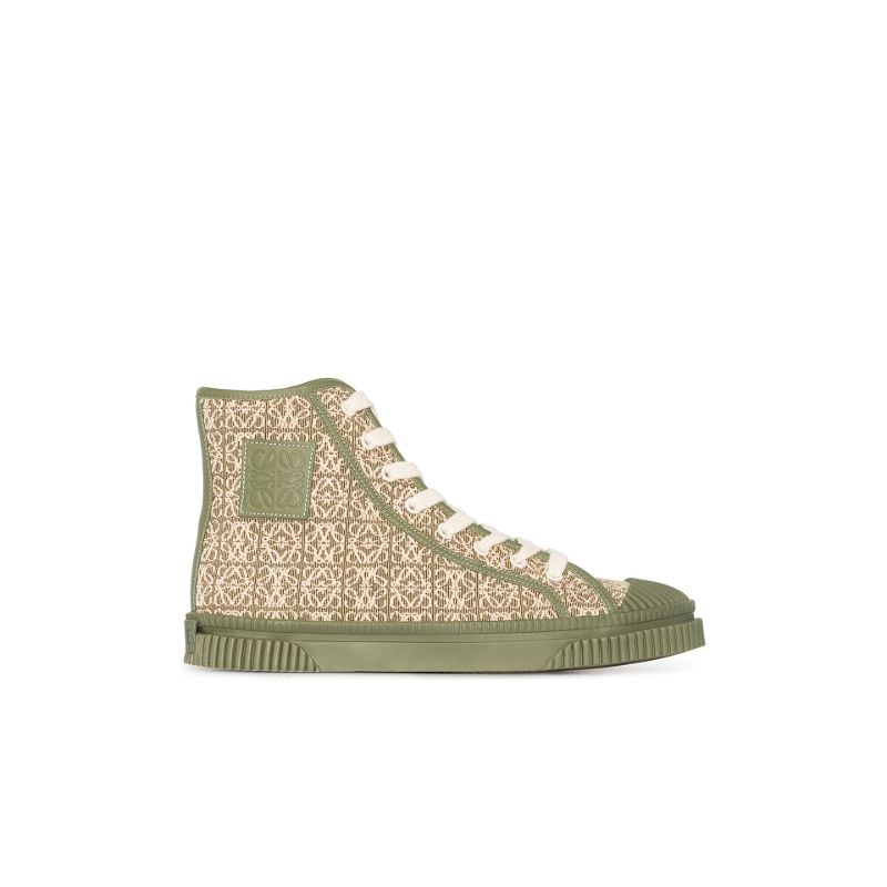Anagram Jacquard High-top Sneakers