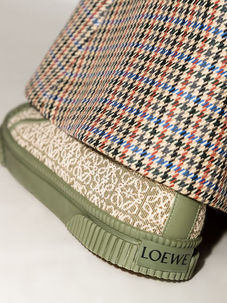 Anagram Jacquard High-top Sneakers