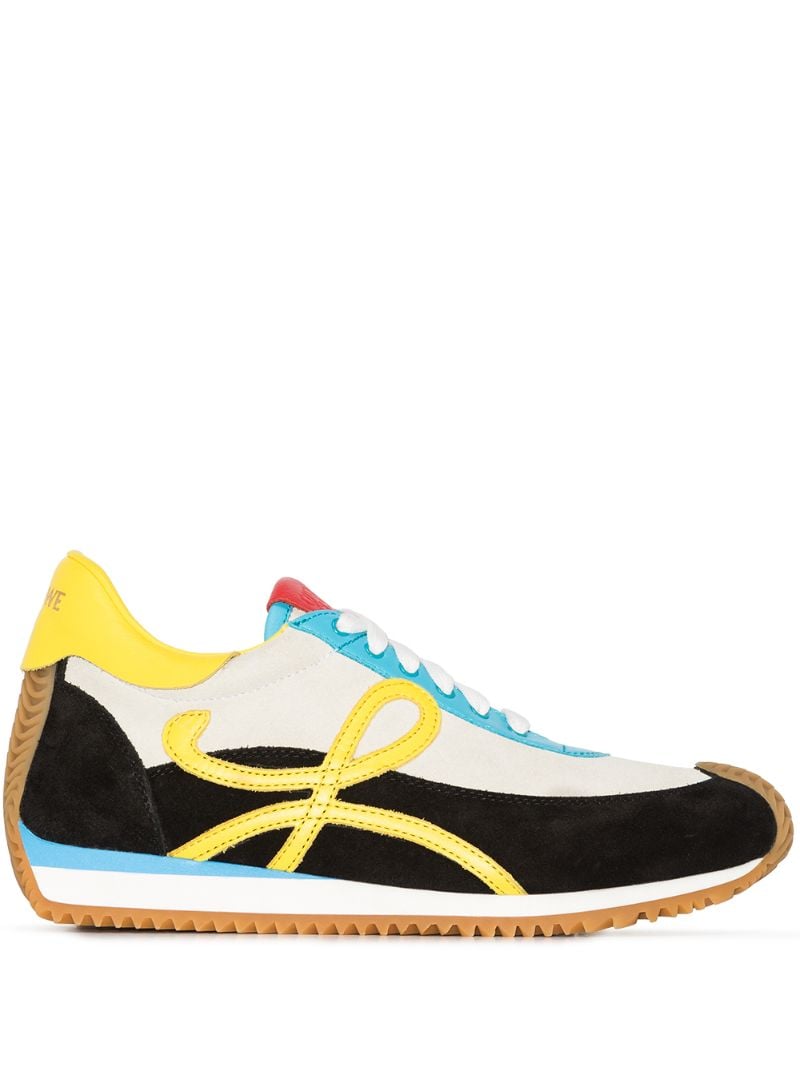 Multicoloured Flow Runner Suede Sneakers