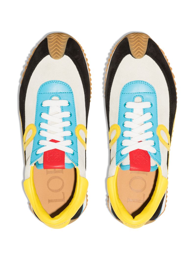 Multicoloured Flow Runner Suede Sneakers