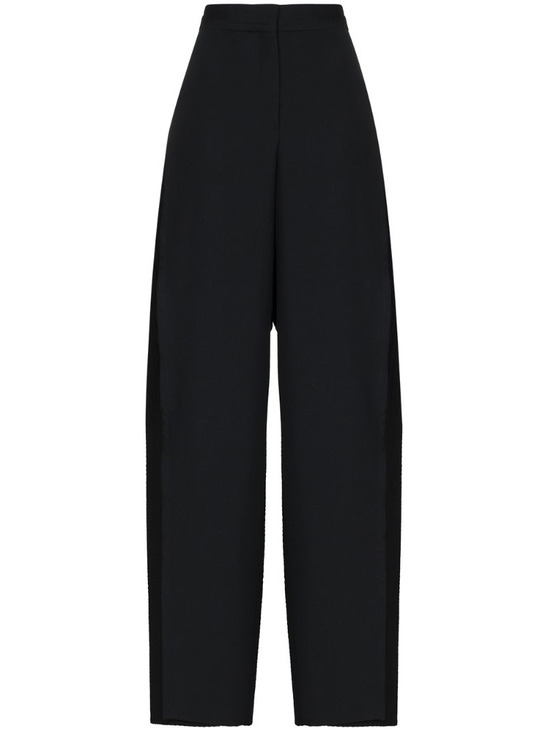 Panelled Wide-leg Trousers