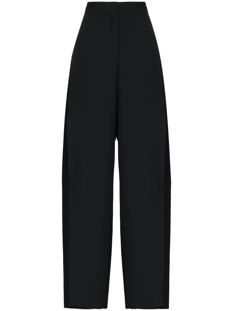 Panelled Wide-leg Trousers