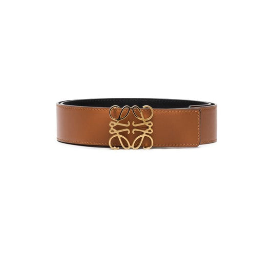 Anagram Buckle Calf Leather Belt