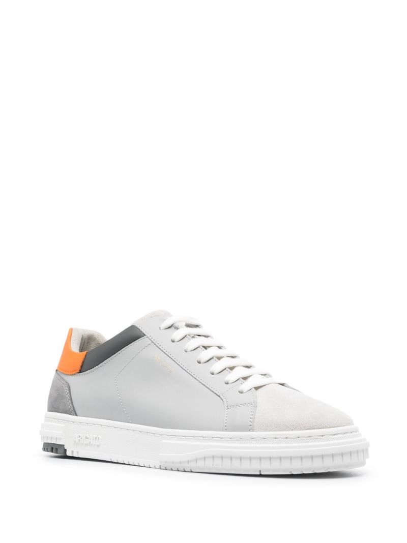 Grey Atlas Leather Low-top Sneakers