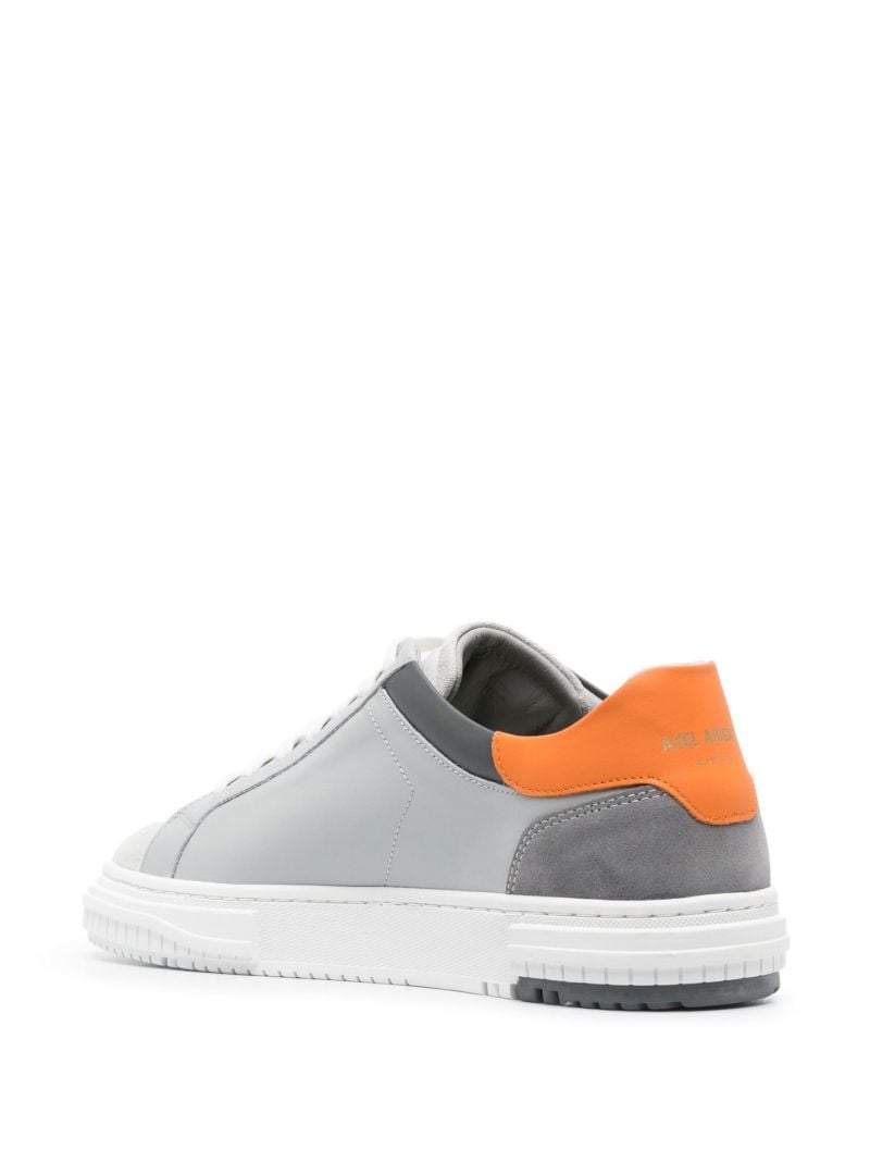 Grey Atlas Leather Low-top Sneakers