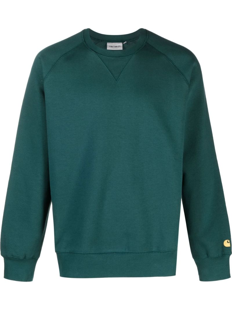 Green Chase Crew Neck Sweatshirt