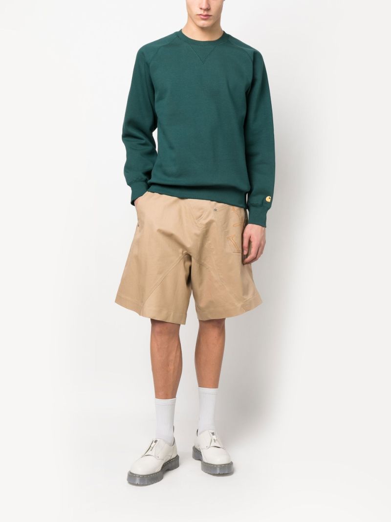 Green Chase Crew Neck Sweatshirt