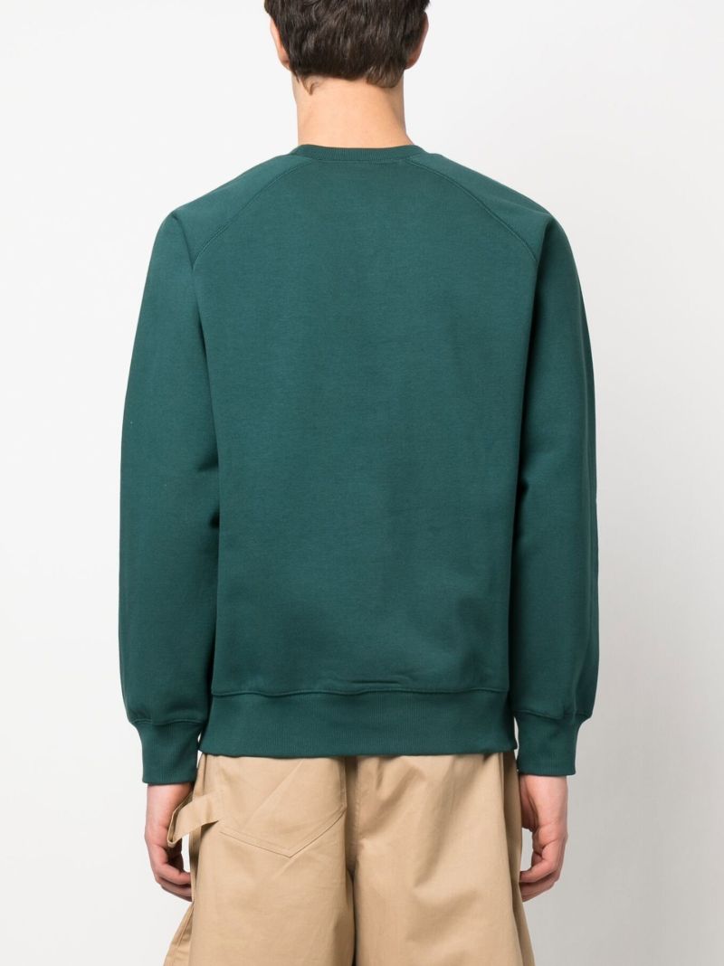 Green Chase Crew Neck Sweatshirt